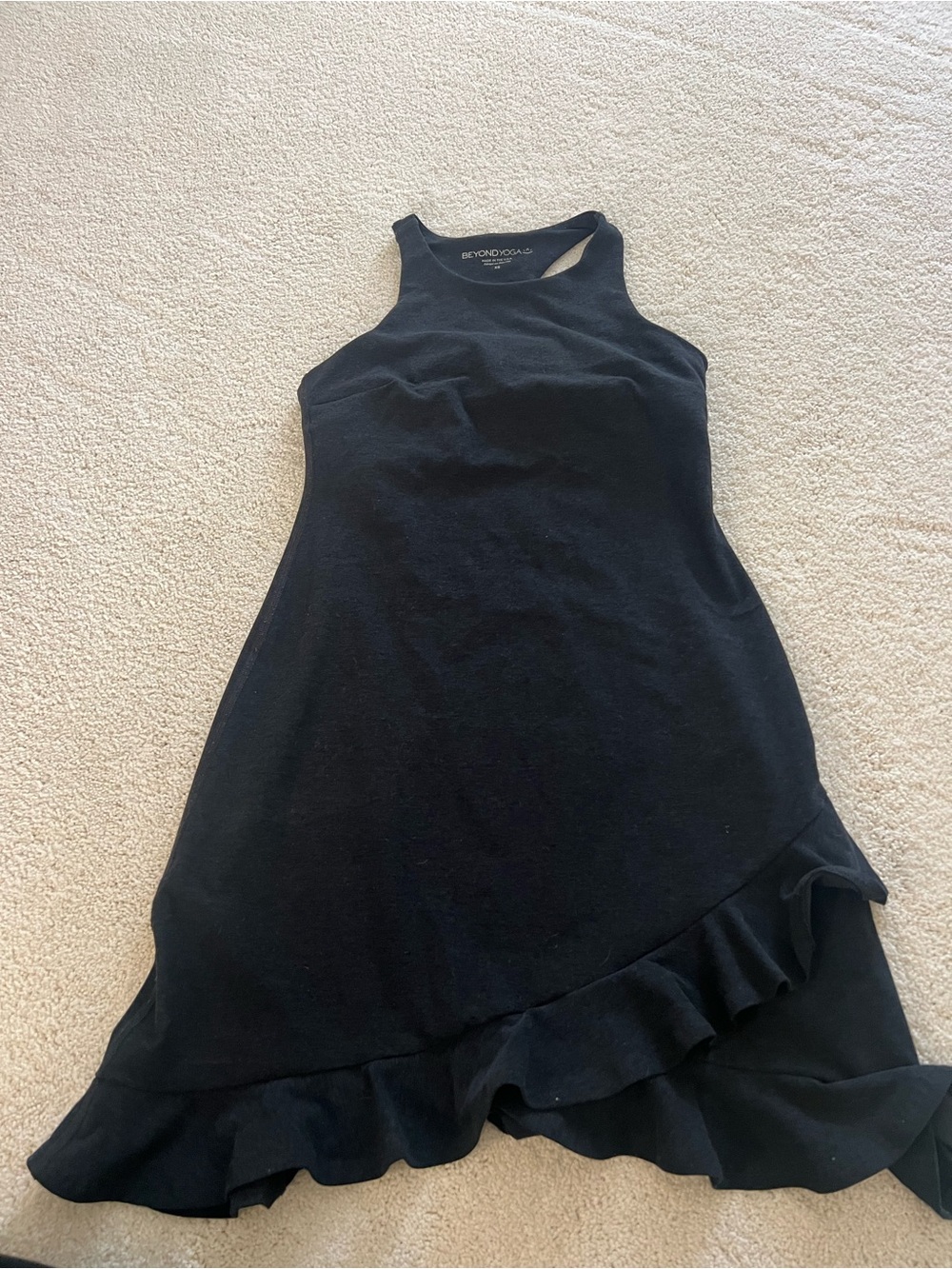 Beyond Yoga Black Racerback Tank Top